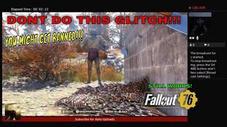 Fallout 76 Secrets - Warning Dont Do This Glitch I Almost Got Banned