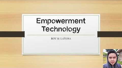 Lesson 1 - Empowerment Technology (Introduction to ICT)