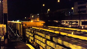 EXTREMELY RARE!! Colas rail freight train departs Brighton