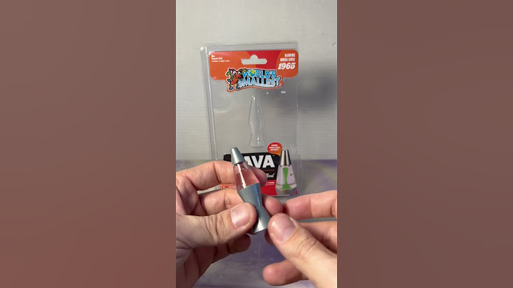 The Tiniest Little Lava Lamp😂🤌 #nostalgia #miniature #miniaturetoys #minitoys #shorts #throwback