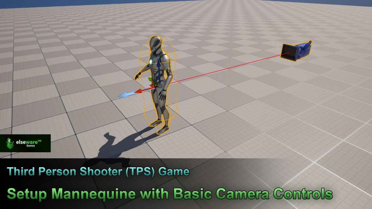Unreal Engine | Third Person Shooter (TPS) Game - #2 Setup Mannequin ...