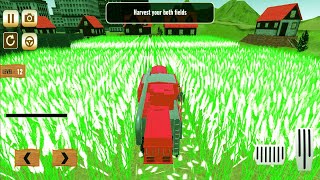 Real tractor driving farm simulator career mode level -12 l AZ GAMES l Real tractor career mode -12 screenshot 5