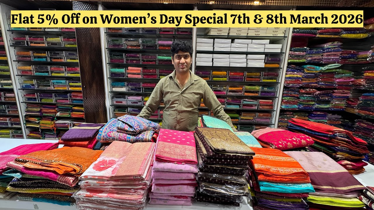 Exclusive Banarasi Saree Collections from Anand Deep Fashion Rajajinagar |Biggest Showroom Bangalore