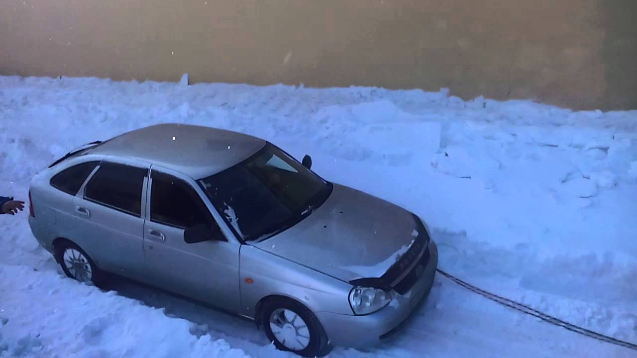 Приора снежка дтп