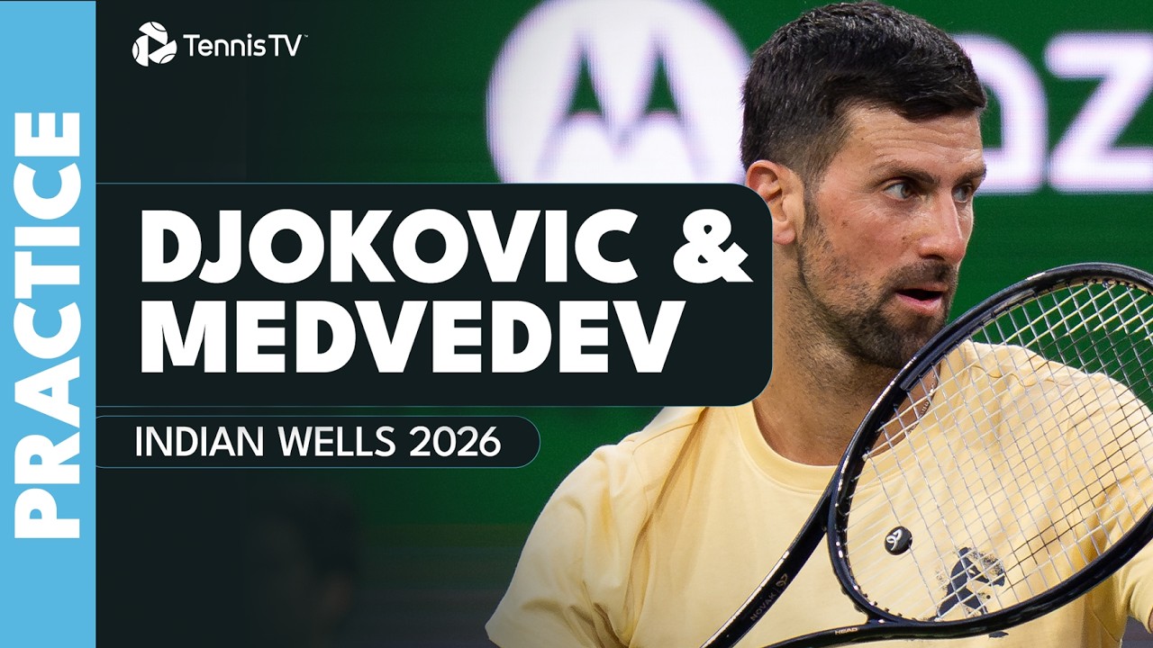 LIVE PRACTICE: Carlos Alcaraz & Valentin Vacherot Practice!