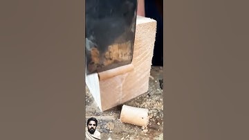 Asmr 64#asmr#chisel#wood#chiselbits#woodworking #tools #shorts