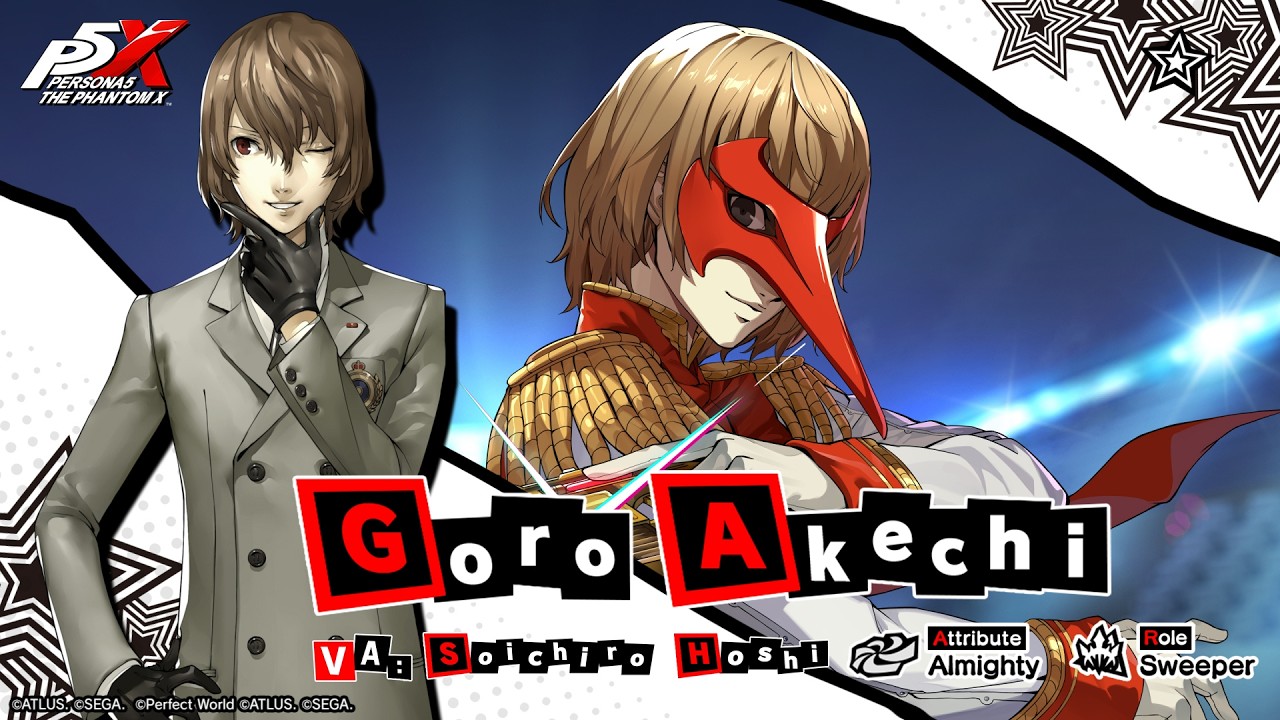 Persona5: The Phantom X - Goro Akechi (VA: Soichiro Hoshi) Teaser 