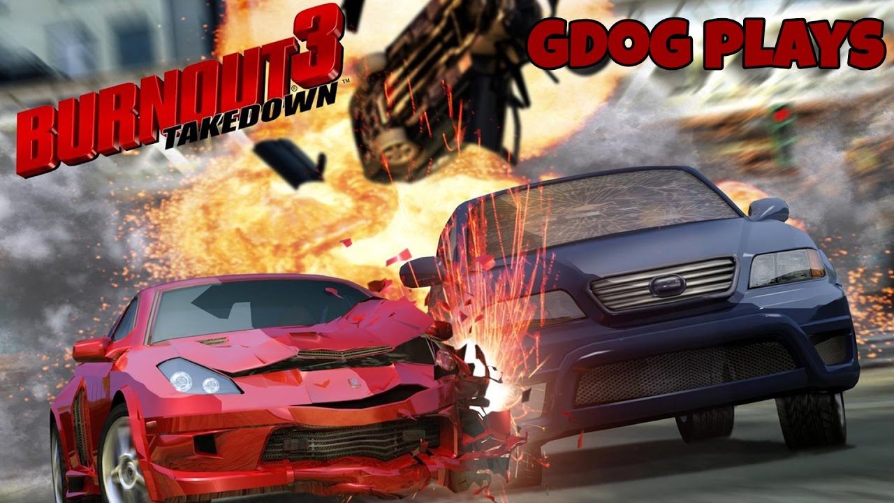 Gdog Plays BURNOUT 3 Crash Junctions [Games I Grew Up With]