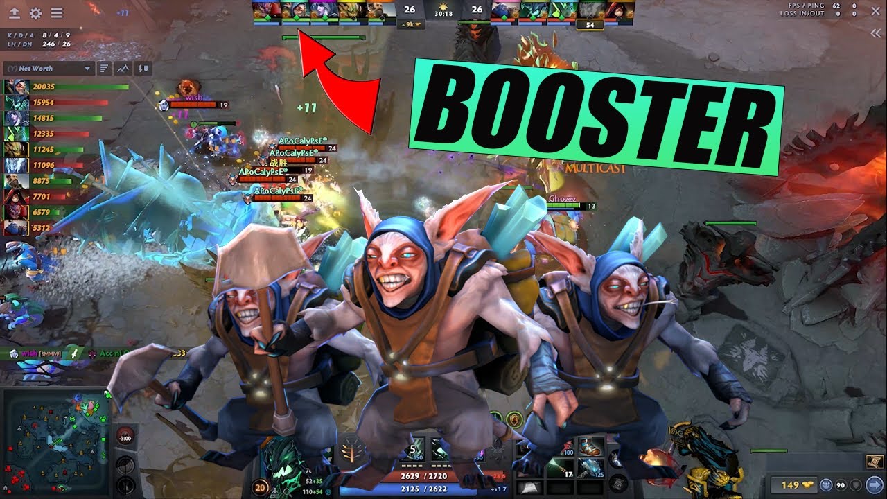 Meepo Booster Vs. OD Outworld Destroyer Spammer - Highlights Ancient Bracket | Dota2Buff