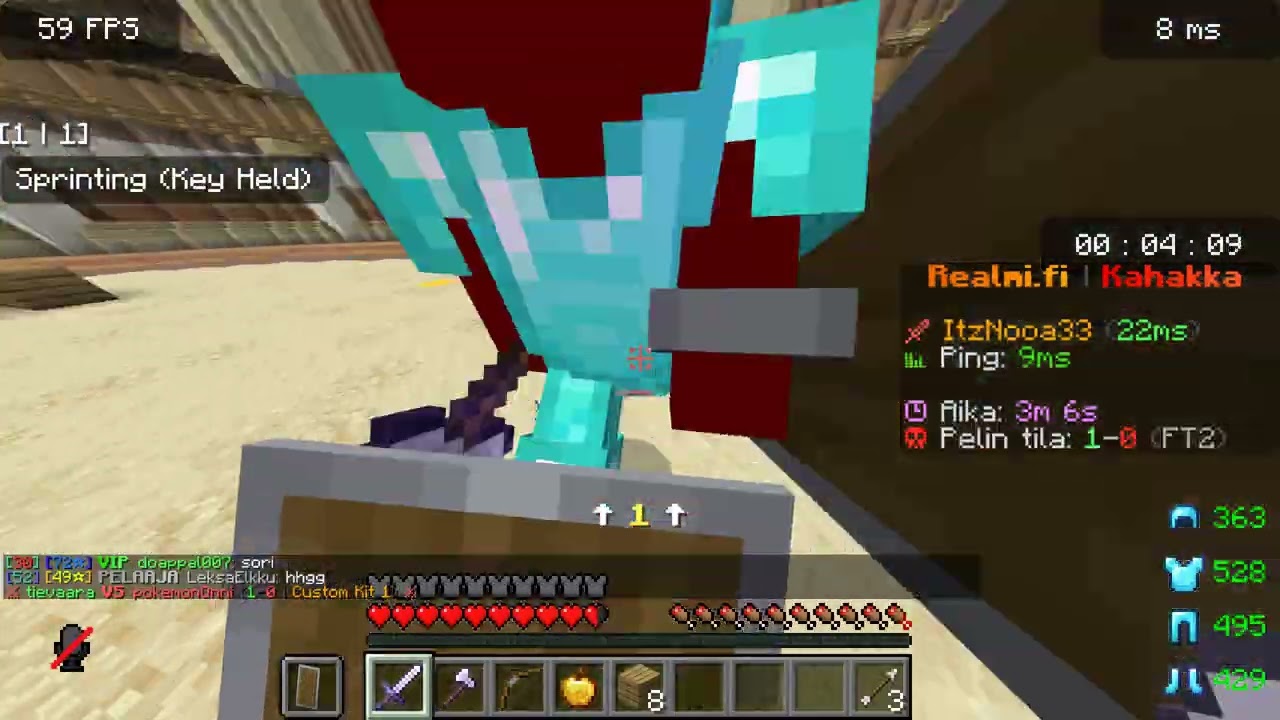 pelasin vähä realmii ja voitin vihdoin