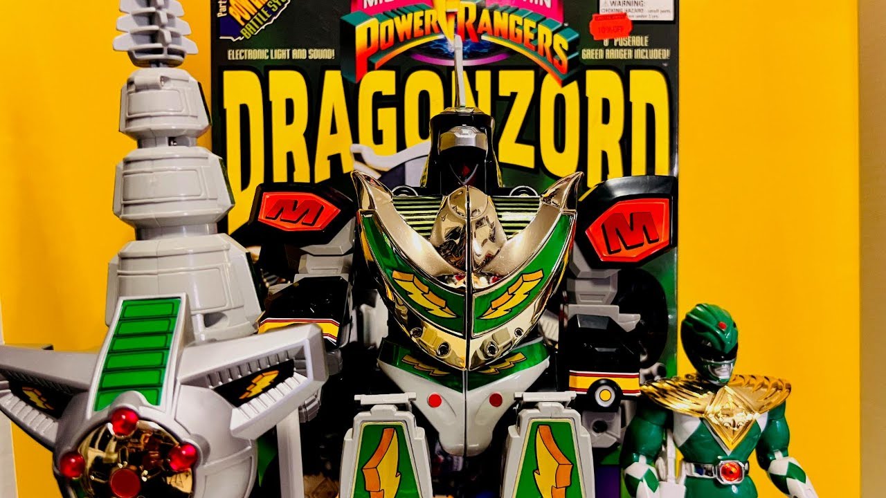 1993 DRAGONZORD Mighty Morphin Power Rangers Deluxe Set