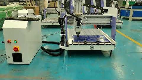 Acctek testing video of AKG6090 cnc router machine with air cooling spindle
