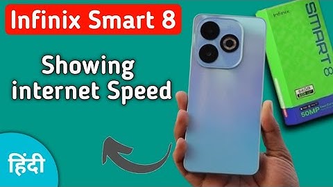 infinix Smart 8 internet speed kaise show kare || How to enable internet speed in infinix Smart 8
