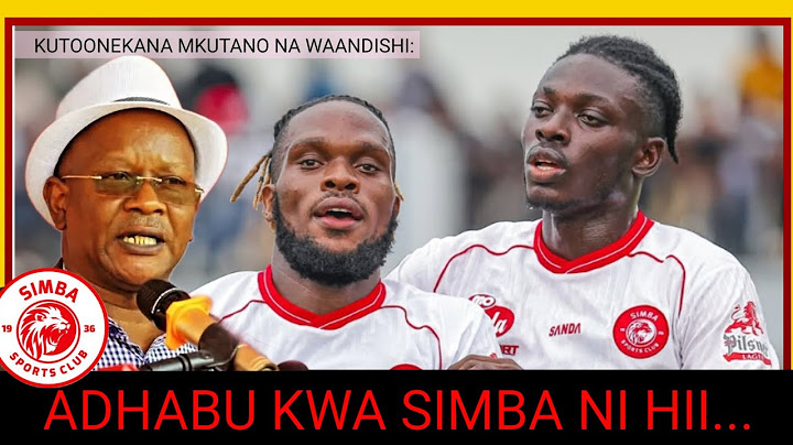 MBWADUKE: Dabi Simba kukacha mkutano na waandishi adhabu ni hii! Kanuni inasema...