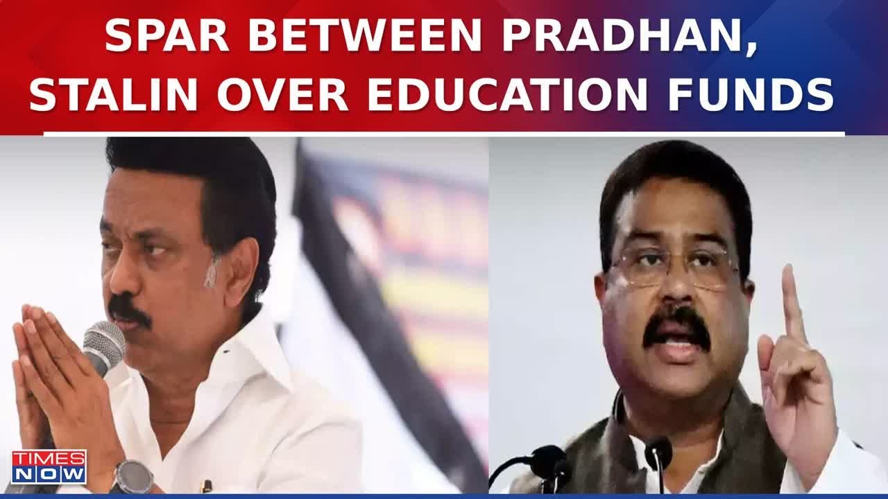 Tamil Nadu CM MK Stalin Slams Centre Over Education Policy & Funds; Dharmendra Pradhan Hits Back