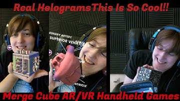 Real Holograms You Can Hold & Play With! Merge Cube VR Games