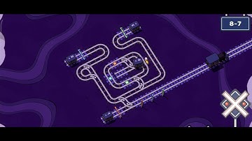 Insane Train Level Takes a Wild Turn   Railbound Gameplay Chapter 8 Level 7