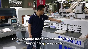 Automatic lateral drilling/boring machine for woodwork, made in China