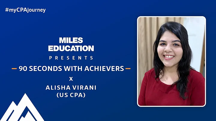 Alisha Virani, Miles US CPA Alumna | 365 Miles Suc...