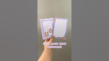 Let’s Make Notepads!! #notepads #stationery #diyprojects #diycrafts #notes #cutestationery #art