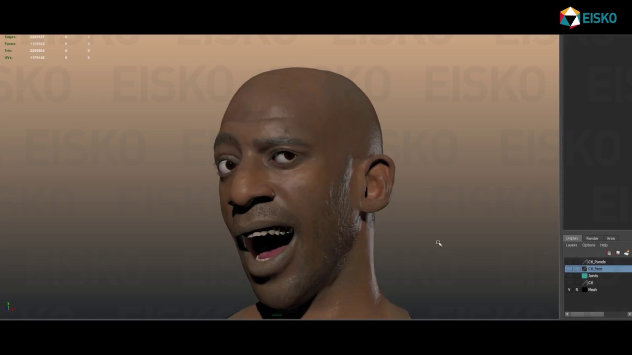 Advanced 3D Facial Rig for Maya - Eisko - YouTube