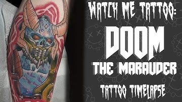 Watch Me Tattoo: DOOM (The Marauder) Time-lapse