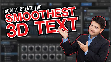 HOW TO CREATE THE *SMOOTHEST* 3D TEXT IN AFTER EFFECTS