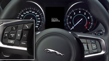 How to use the steering wheel controls with InControl Touch | Jaguar F-PACE (16MY)