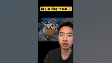 Egg peeling robot! 😱 #robotics #computervision