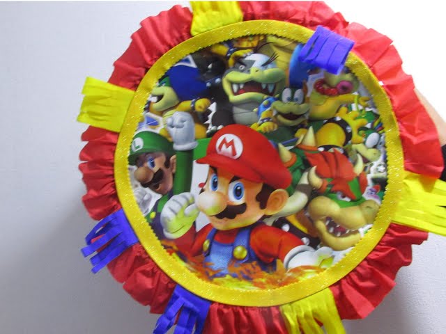 PIÑATA MARIO BROS paso a paso #manualidades 