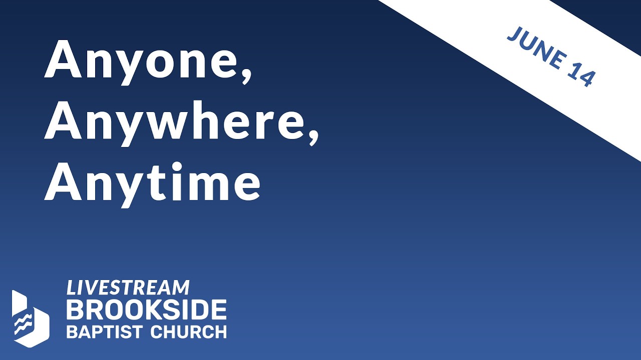 June 14 2026 - Anyone, Anywhere, Anytime