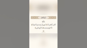 السراج في بيان غريب القران سورة الفجر تلاوة الشيخ سعد الغامدي
