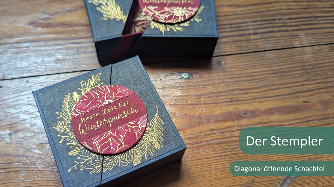 Diagonal öffnende Schachtel 