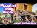 Pizzafari dining review  disneys animal kingdom  disney dining review  where to eat in disney