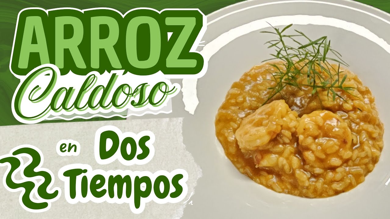 Arroz caldoso en dos tiempos | Cómo precocer arroz y rematarlo al momento
