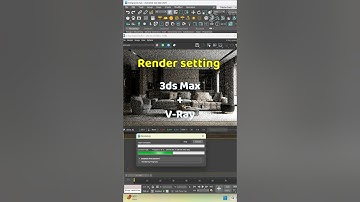 ✅Best render settings for 3ds max and vray #youtubeshorts #new #max  #viralvideo