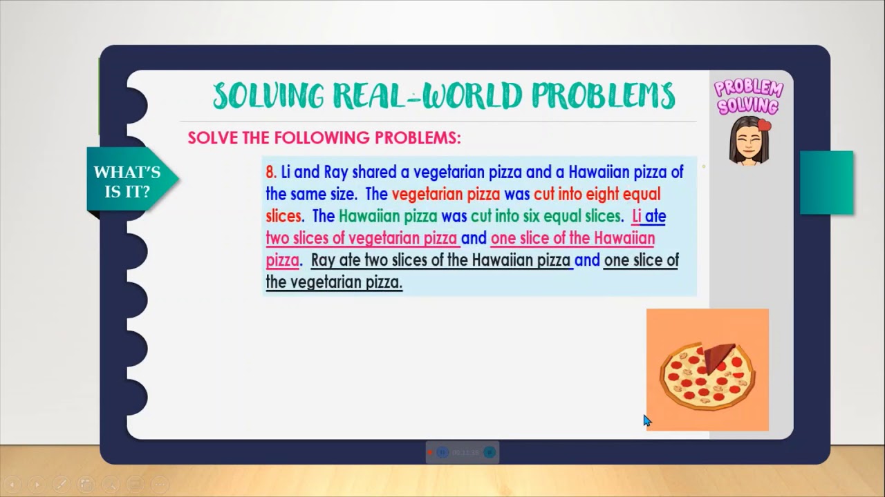 problem solving with real numbers