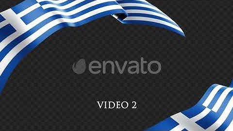Long Flag Greece | Motion Graphics - Envato elements