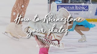 How to Rhinestone Your Figure Skates! (journeybacktotheice)