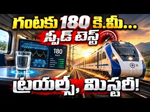 180 KM/H స్పీడ్ టెస్ట్! 🚆రైలు పట్టాలు తప్పకుండా ఎలా పరీక్షిస్తారు?| Railway Speed Trials |PAVI FACTs