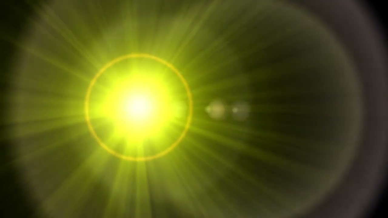 Pulse Yellow Lens Flare Black Background 21 ANIMATION  FREE FOOTAGE HD aySsdAvC2FQ
