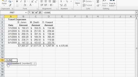 Create a 3-D Reference - Excel 2010