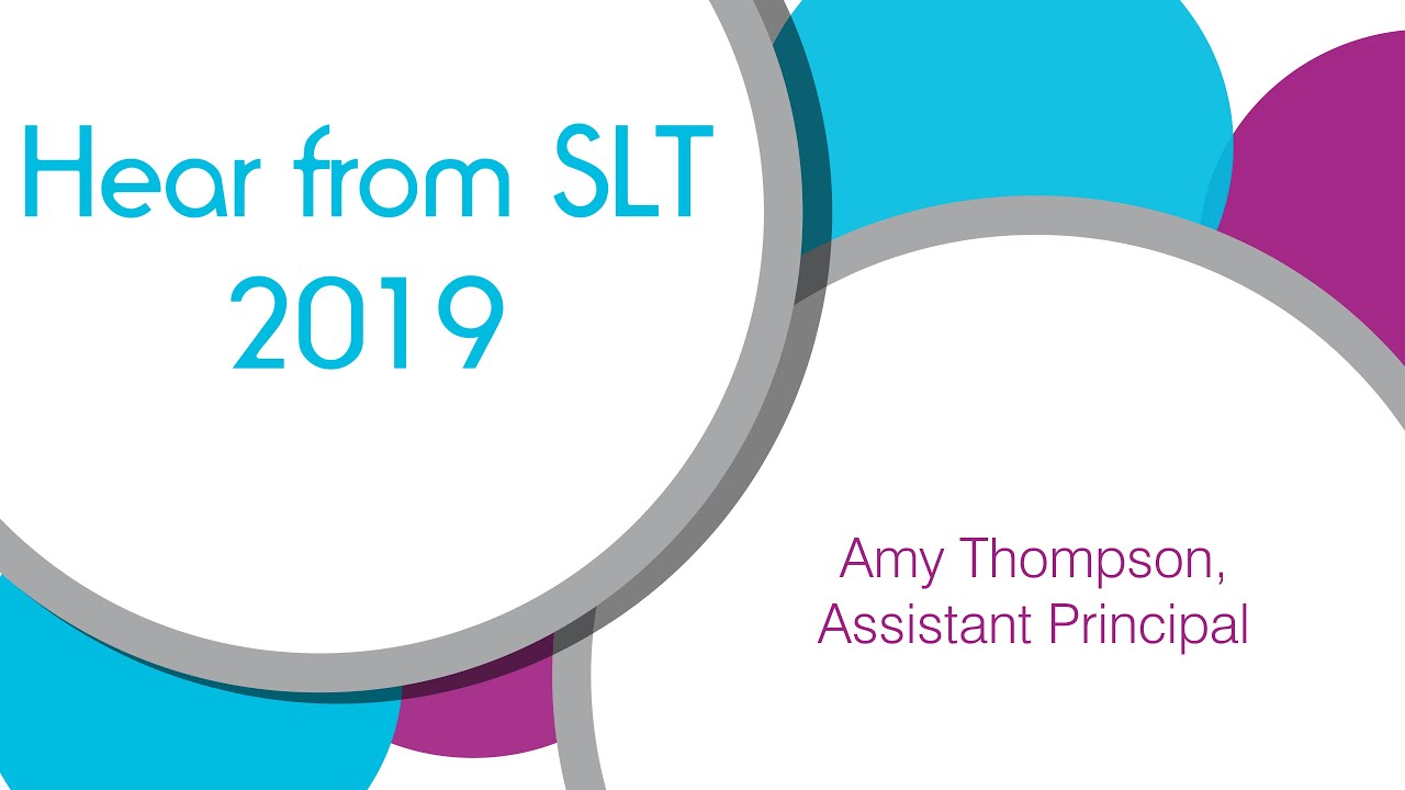 Hear from Amy Thompson (Assistant Principal)