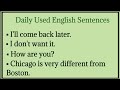 Daily used english sentences  daily used  3  niftys english