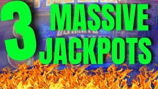 🤑 3 MASSIVE JACKPOTS!!!! EPIC SESSION ON ULTIMATE FIRE LINK IN LAS VEGAS LIVE SLOT PLAY HIGH LIMIT!