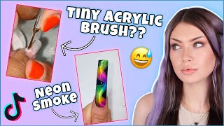 Testing Viral TikTok Nail Hacks & Designs