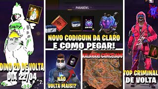 DINO 2D CONFIRMADO, BARBINHA, NOVO CODIGUIN E COMO PEGAR, KALAHARI CANCELADO, TOP CRIMINAL E MAIS!!
