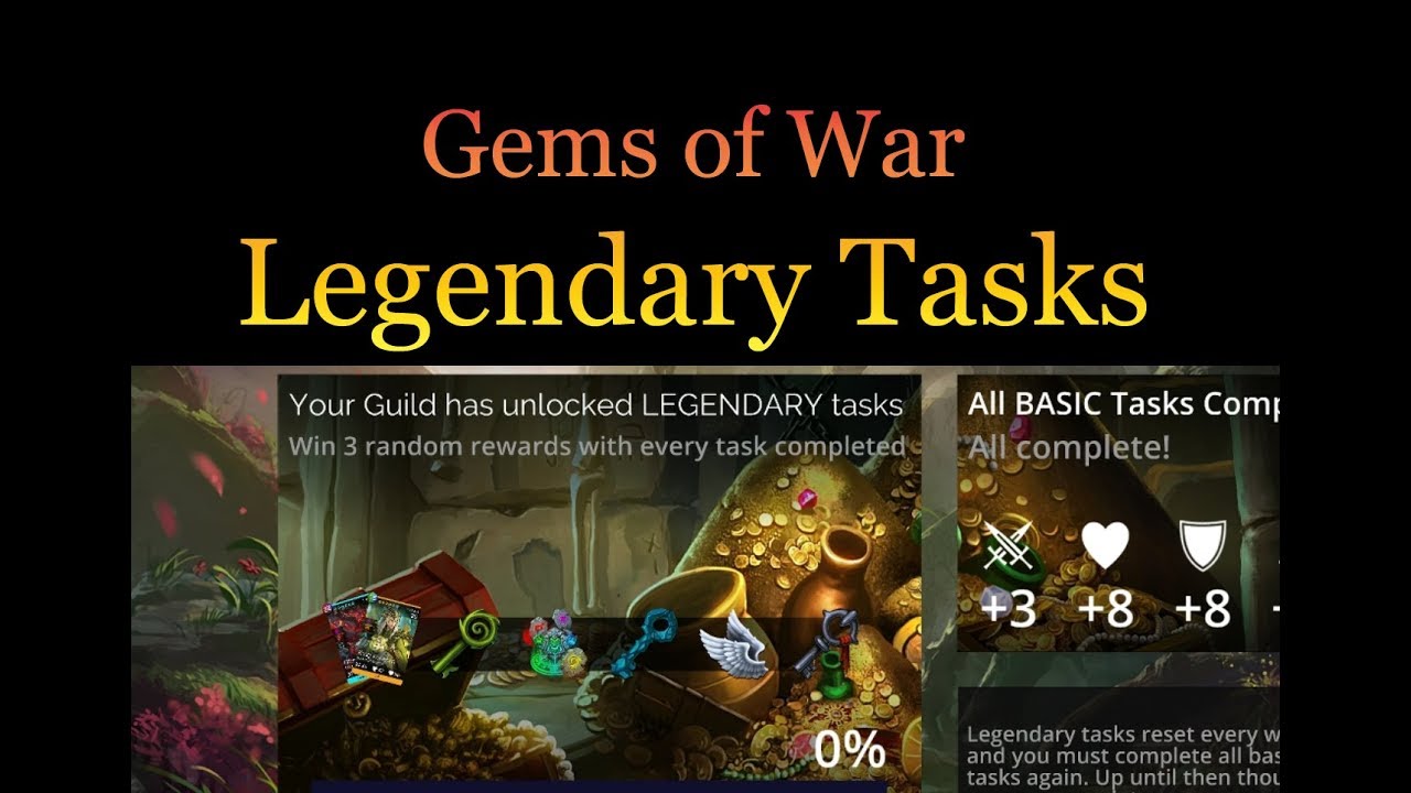 Legendary Tasks - Gems of War