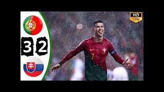 Ronaldo Goals 🔥 Portugal vs Slovakia 3-2 this video show the words of football match