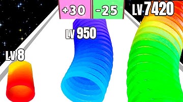 Satisfying Mobile Games - Circle Stack Run All Levels